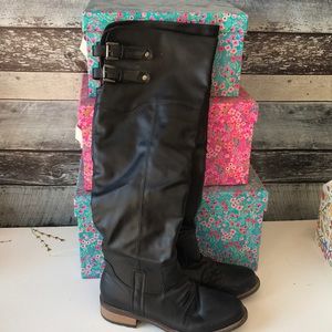 Tall fashion boots with traction!